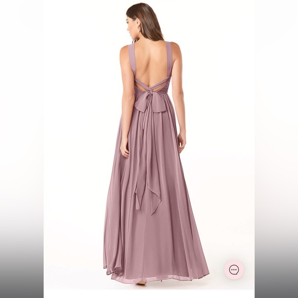 Azazie Dusty Rose Dionne Bridesmaid Dress - Picture 2 of 7